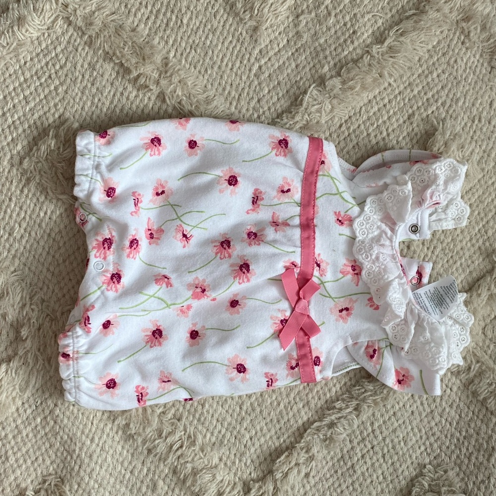 Laura Ashley Floral Romper-NEVER BEEN WORN